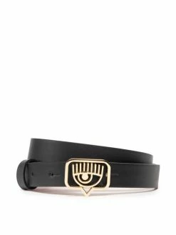 Chiara Ferragni Γυναίκες Ζώνες Ζώνη Γυναικεία 73SB6F05 Μαύρο