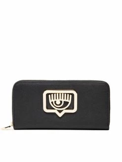 Chiara Ferragni Γυναίκες Πορτοφόλια Μεγάλο Πορτοφόλι Γυναικείο 73SB5PB1 Μαύρο
