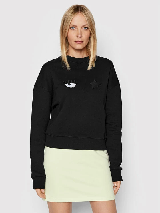 Chiara Ferragni Γυναίκες Μπλούζες Χωρίς Φερμουάρ Μπλούζα 72CBIT10 Μαύρο Regular Fit 3 Chiara Ferragni Γυναίκες Μπλούζες Χωρίς Φερμουάρ Μπλούζα 72CBIT10 Μαύρο Regular Fit