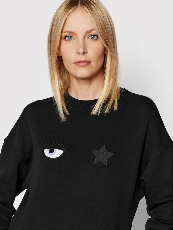 Chiara Ferragni Γυναίκες Μπλούζες Χωρίς Φερμουάρ Μπλούζα 72CBIT10 Μαύρο Regular Fit 6 Chiara Ferragni Γυναίκες Μπλούζες Χωρίς Φερμουάρ Μπλούζα 72CBIT10 Μαύρο Regular Fit - Image 4