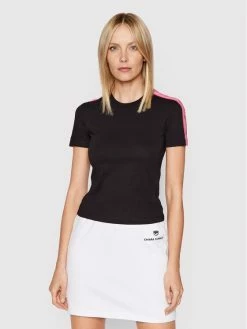 Chiara Ferragni Γυναίκες T-shirts T-Shirt 72CBHT20 Μαύρο Regular Fit