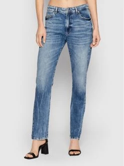 Chiara Ferragni Γυναίκες Straight Leg Τζιν 73CBB5R2 Μπλε Regular Fit