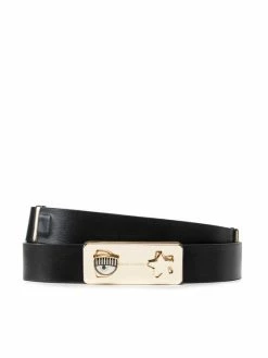 Chiara Ferragni Γυναίκες Ζώνες Ζώνη Γυναικεία 72SB6F06 Μαύρο