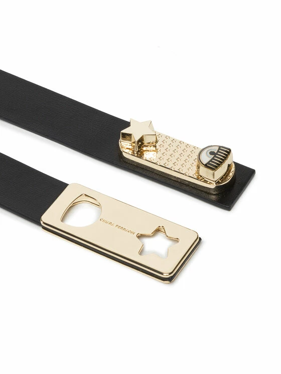 Chiara Ferragni Γυναίκες Ζώνες Ζώνη Γυναικεία 72SB6F06 Μαύρο 4 Chiara Ferragni Γυναίκες Ζώνες Ζώνη Γυναικεία 72SB6F06 Μαύρο - Image 2