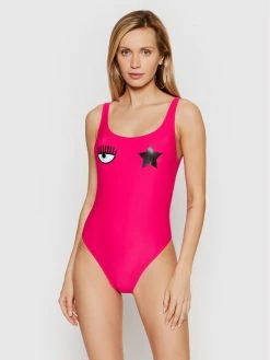 Chiara Ferragni Εκπτώσεις 4 Chiara Ferragni Γυναίκες Ολόσωμα Μαγιό Μαγιό CFA8101 Ροζ