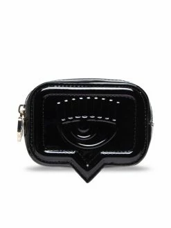 Chiara Ferragni Εκπτώσεις 18 Chiara Ferragni Γυναίκες Πορτοφόλια Πορτοφόλι για κέρματα 71SB5PF4 Μαύρο