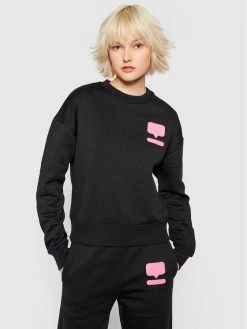 Chiara Ferragni Εκπτώσεις 6 Chiara Ferragni Γυναίκες Μπλούζες Μπλούζα 71CBIT16 Μαύρο Regular Fit