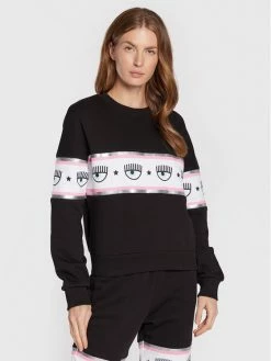 Chiara Ferragni Γυναίκες Μπλούζες Μπλούζα 73CBIT11 Μαύρο Regular Fit